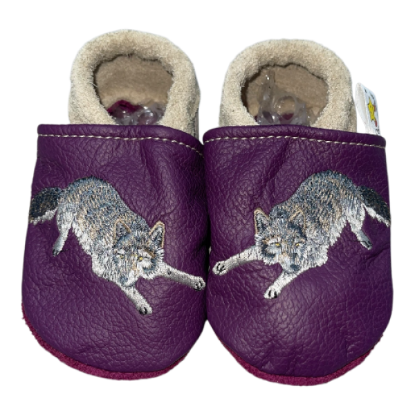 Krabbelschuhe Wolf