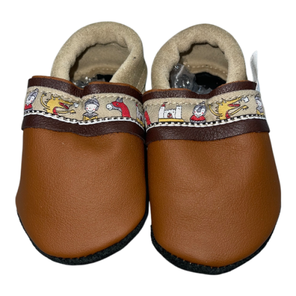 Krabbelschuhe  braun