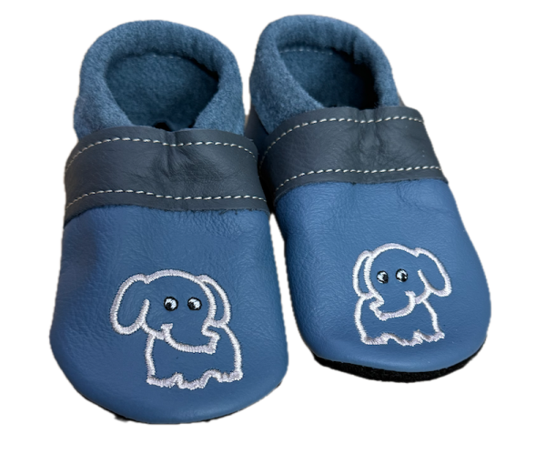 Lauflernschuhe Elefant grau