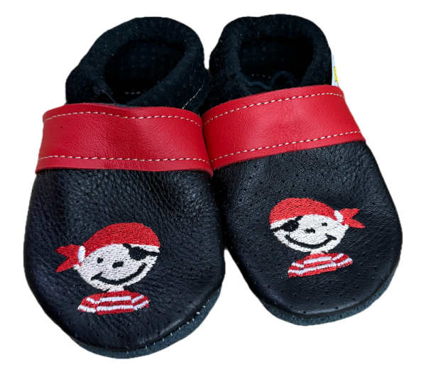 Krabbelschuhe Pirat