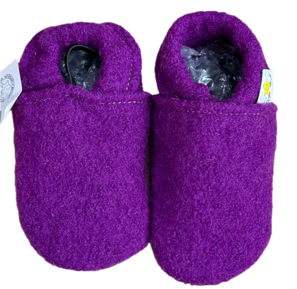 Wollwalkpuschen Lilapink - Kopie