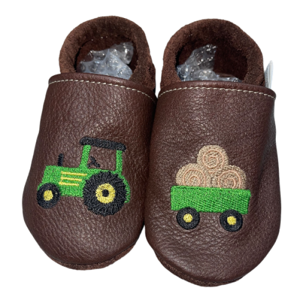 Lauflernschuhe Trecker auf braun