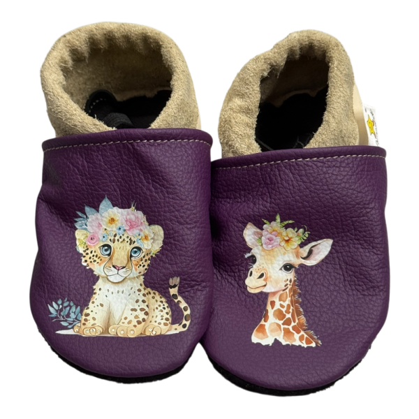 Krabbelschuhe Tiger & Giraffe