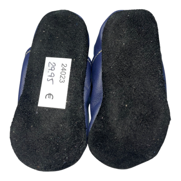 Krabbelschuhe Anker auf blau