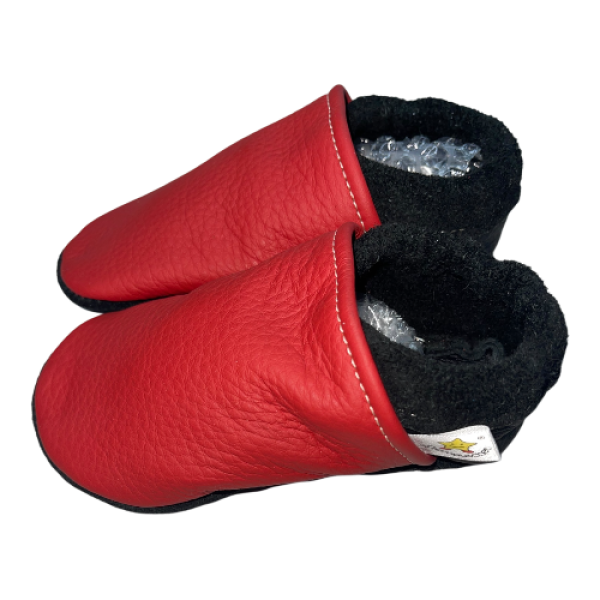 Krabbelschuhe in rot