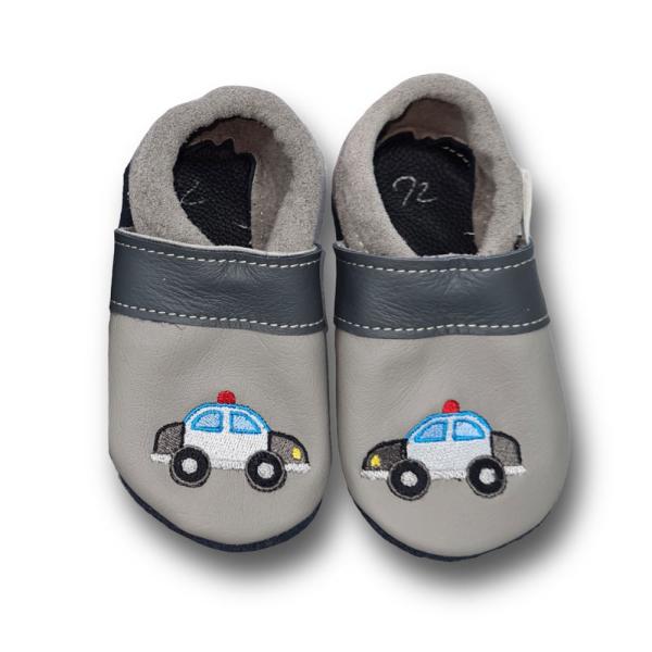 Krabbelschuhe Polizeiauto