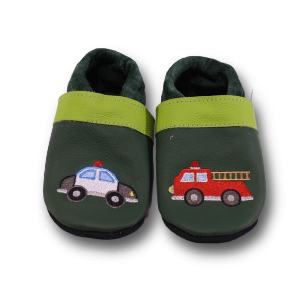 Lauflernschuhe Polizeiauto Feuerwehr