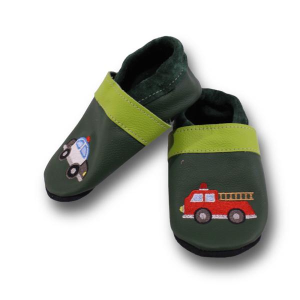 Lauflernschuhe Polizeiauto Feuerwehr