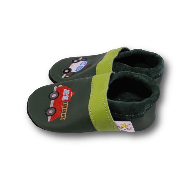 Lauflernschuhe Polizeiauto Feuerwehr