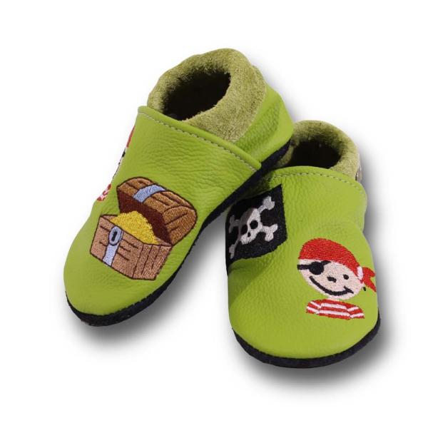 Krabbelschuhe Pirat auf Schatzsuche