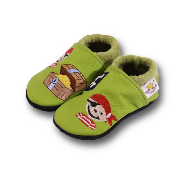 Krabbelschuhe Pirat auf Schatzsuche