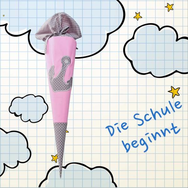 Schultüte Anker in verschiedenen Größen