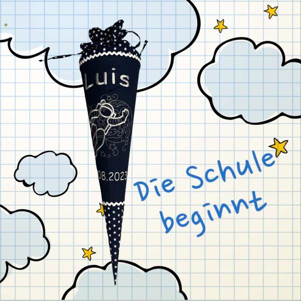 Schultüte Astronaut in verschiedenen Größen