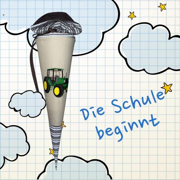 Schultüte Trecker in verschiedenen Größen