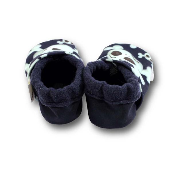 Vegane Kindergartenschuhe Totenkopf
