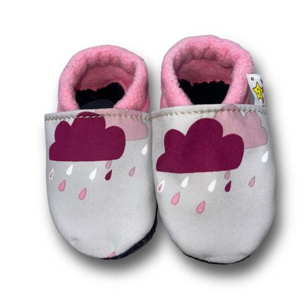 Vegane Lauflernschuhe Regenwolke rosa