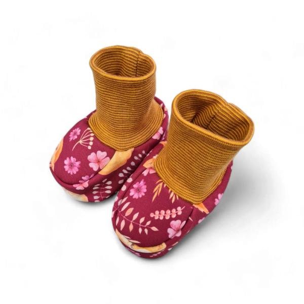 Softshell-Baby Schlupfis Fuchs bordeaux