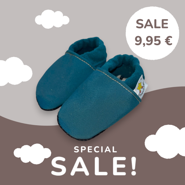 Vegane Krabbelschuhe MAGIC mit Teddyfell