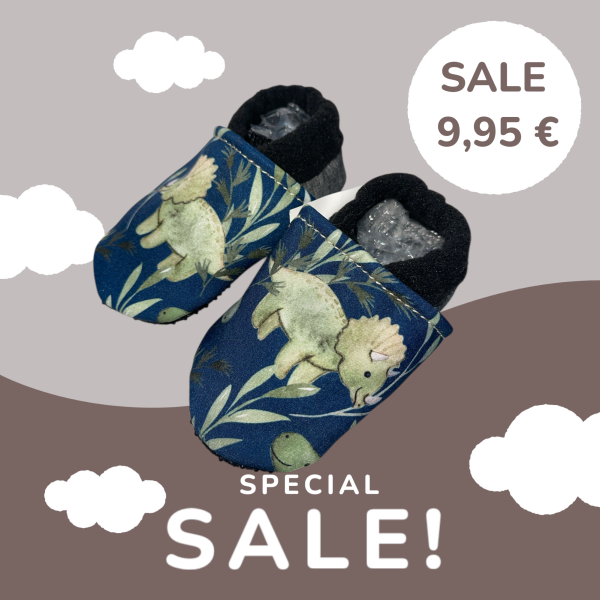 Vegane Krabbelschuhe DINO