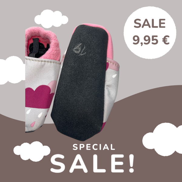 Vegane Krabbelschuhe WÖLKCHEN