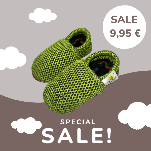 Vegane Netzgewebe Hausschuhe GRÜN