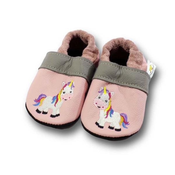 Lederpuschen Einhorn T403