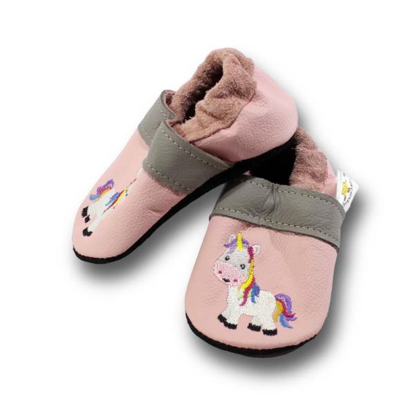 Lederpuschen Einhorn T403