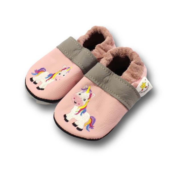 Lederpuschen Einhorn T403