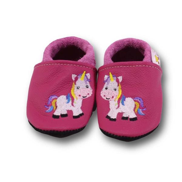 Lederpuschen Einhorn T403
