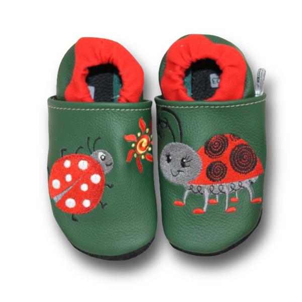 Lauflernschuhe Marienkäfer mit Softbündchen