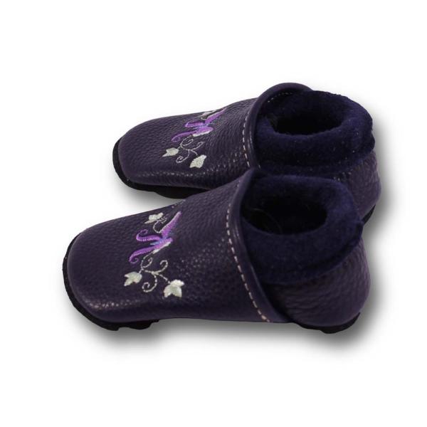 Krabbelschuhe Schmetterlingsborte