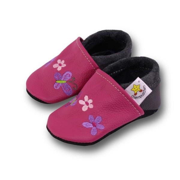 Krabbelschuhe Girl auf pink