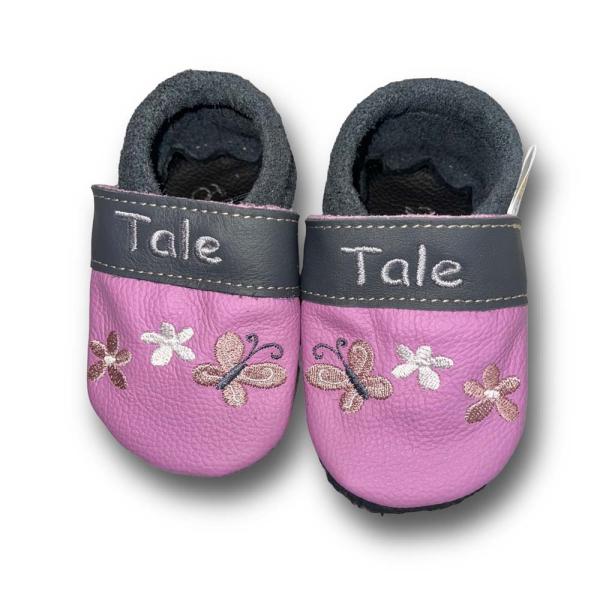 Krabbelschuhe Girl auf flieder
