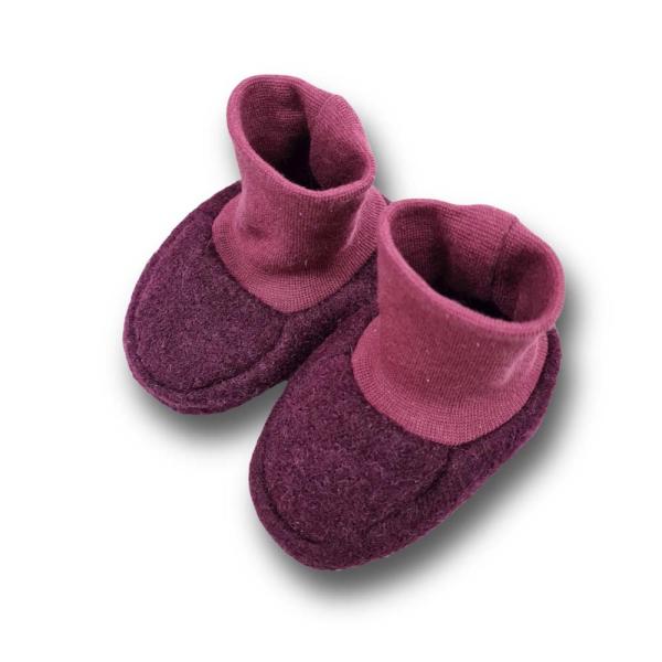 Walk-Baby-Schlupfi Wollwalk brombeere