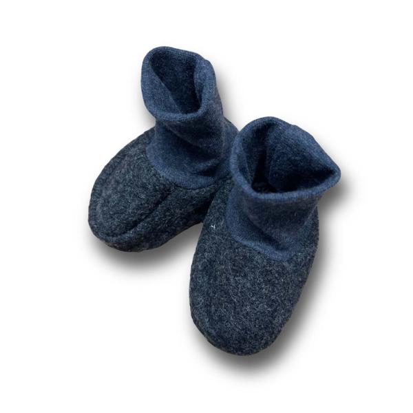 Walk-Baby-Schlupfi Wollwalk dunkelgrau