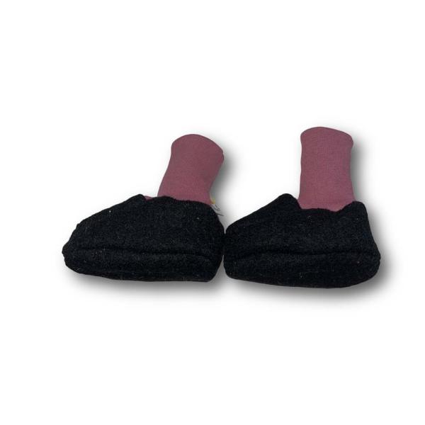 Walk-Baby-Schlupfi Wollwalk schwarz