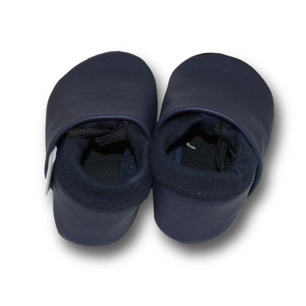 Krabbelschuhe blau mit Softbund